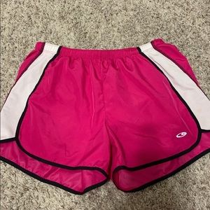 Champion pink running shorts